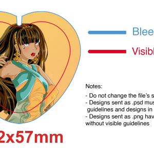 CleoB Cleo de Nile Heart Button
