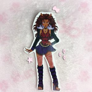 clawdeen_sticker Clawdeen Wolf Sticker