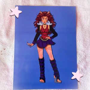 Clawdeen Wolf Print