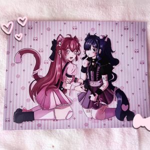 Deadly Yamikawa Catgirls Print